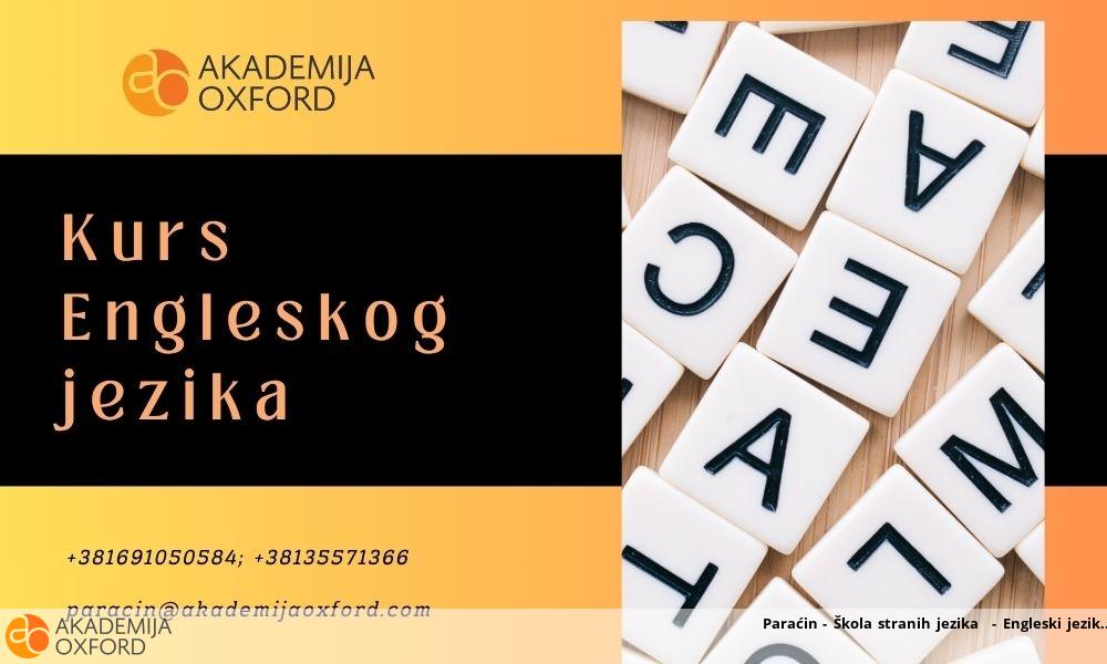 Paraćin - Škola stranih jezika  - Engleski jezik